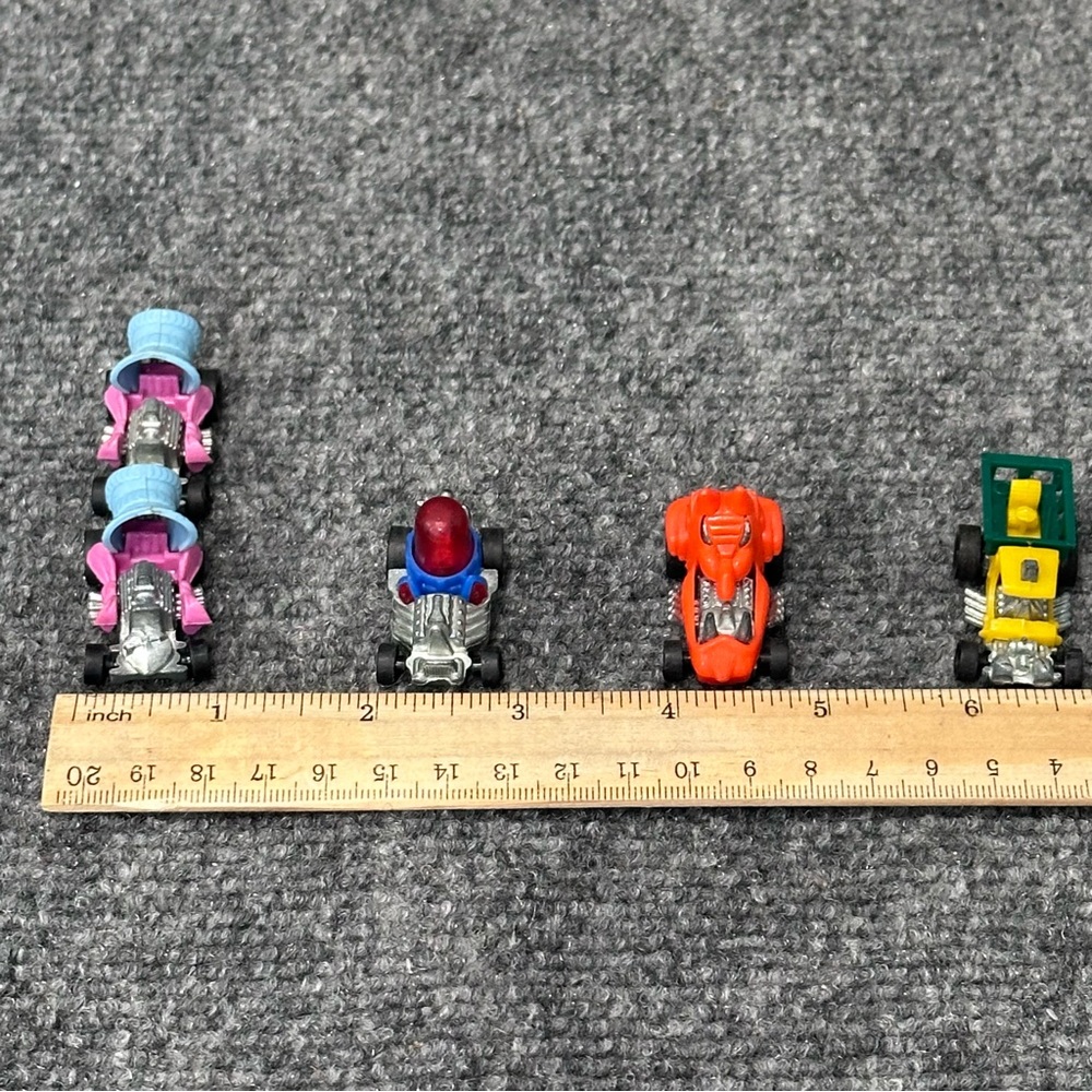 Vintage lot Zowees 70s Mattel Hot Wheels miniature 1/125 scale cars set of 5 - Picture 12 of 12